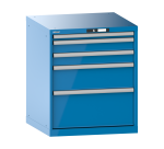 Armoire à tiroirs Lista 36 x 36E  H 85 x L 71,7 x P 72,5 cm 5 tiroirs Key Lock