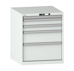 Armoire à tiroirs Lista 36 x 36E  H 85 x L 71,7 x P 72,5 cm 5 tiroirs Key Lock
