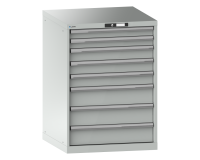 LISTA - Armoire à tiroirs (HxLxP) 100 x 71,7 x 72,5 cm KEY Lock R7035