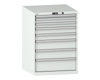LISTA - Armoire à tiroirs (HxLxP) 100 x 71,7 x 72,5 cm KEY Lock R7035