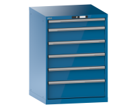 LISTA - Armoire à tiroirs (HxLxP) 100 x 71,7 x 72,5 cm KEY Lock R5012