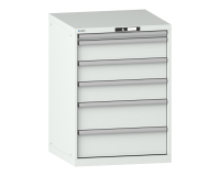 LISTA - Armoire à tiroirs (HxLxP) 100 x 71,7 x 72,5cm 36x36E KEY Lock R7035