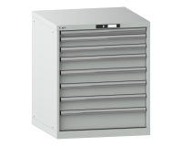 LISTA - Armoire à tiroirs 36x36E (HxLxP) 85 x 71,7 x 72,5cm KEY Lock R7035