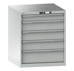 Armoire à tiroirs Lista 36 x 36E  H 85 x L 71,7 x P 72,5 cm 7 tiroirs Key Lock