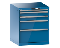LISTA - Armoire à tiroirs (HxLxP) 85 x 71,7 x 72,5 cm KEY Lock R5012