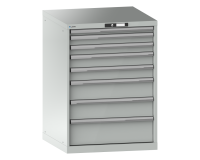 LISTA - Armoire à tiroirs (HxLxP) 100 x 71,7 x 72,5 cm KEY Lock R7035