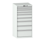 Armoire à tiroirs Lista 36 x 36E  H 145 x L 71,7 x P 72,5 cm 9 tiroirs Key Lock