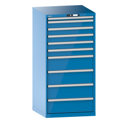 Armoire à tiroirs Lista 36 x 36E  H 145 x L 71,7 x P 72,5 cm 10 tiroirs Key Lock