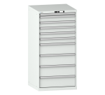 Armoire à tiroirs Lista 36 x 36E  H 145 x L 71,7 x P 72,5 cm 10 tiroirs Key Lock