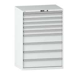 Armoire à tiroirs Lista 54 x 36E  H 145 x L 102,3 x P 72,5 cm 10 tiroirs Key Lock