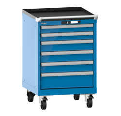 Armoire à tiroirs Lista 27 x 27E  H 89 x L 57,2  x P 72,5 cm 6 tiroirs Key Lock