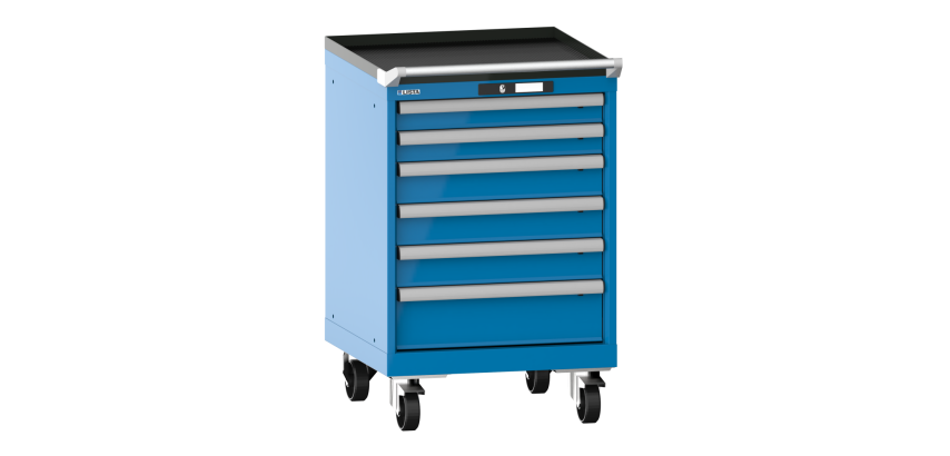 Armoire à tiroirs Lista 27 x 27E  H 89 x L 57,2  x P 72,5 cm 6 tiroirs Key Lock