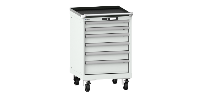 Armoire à tiroirs Lista 27 x 27E  H 89 x L 57,2  x P 72,5 cm 6 tiroirs Key Lock