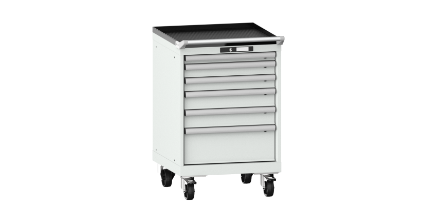 Armoire à tiroirs Lista 27 x 27E  H 89 x L 56,4 x P 57,2 cm 6 tiroirs Key Lock