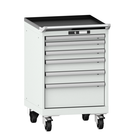 Armoire à tiroirs Lista 27 x 27E  H 89 x L 56,4 x P 57,2 cm 6 tiroirs Key Lock