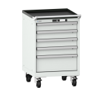 Armoire à tiroirs Lista 27 x 27E  H 89 x L 56,4 x P 57,2 cm 5 tiroirs Key Lock