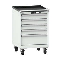 Armoire à tiroirs Lista 27 x 27E  H 89 x L 56,4 x P 57,2 cm 5 tiroirs Key Lock