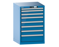 Armoire à tiroirs Lista 27x27E  H 85 x L 56,4 x P 57,2 cm avec plusieurs tiroirs Key Lock