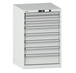 Armoire à tiroirs Lista 27x27E  H 85 x L 56,4 x P 57,2 cm avec plusieurs tiroirs Key Lock
