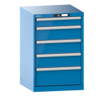 Armoire à tiroirs Lista 27x27E  H 85 x L 56,4 x P 57,2 cm avec plusieurs tiroirs Key Lock