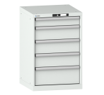Armoire à tiroirs Lista 27x27E  H 85 x L 56,4 x P 57,2 cm avec plusieurs tiroirs Key Lock