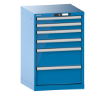 Armoire à tiroirs Lista 27x27E  H 85 x L 56,4 x P 57,2 cm avec plusieurs tiroirs Key Lock