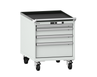 LISTA - Armoire tiroirs mobile (HxLxP) 72,3 x 56,4 x 72,5 cm KEY Lock R7035
