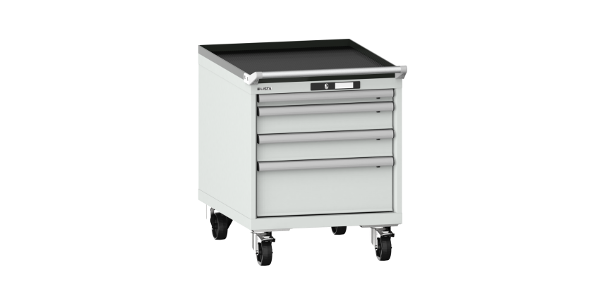 Armoire à tiroirs Lista 27 x 36E  H 72,3 x L 56,4 x P 72,5 cm 4 tiroirs Key Lock