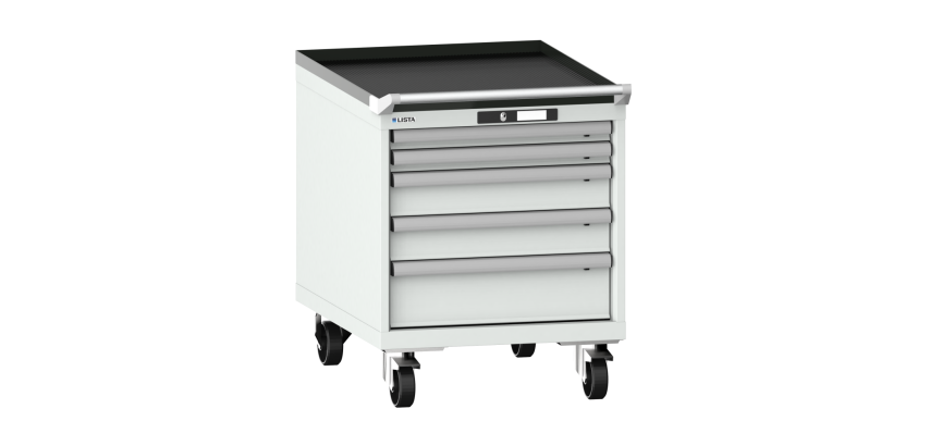 Armoire à tiroirs Lista 27 x 36E  H 72,3 x L 56,4  x P 72,5 cm 5 tiroirs Key Lock