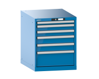 Armoire à tiroirs Lista 27 x 36E H 70 x L 56,4 x P 72,5 cm avec plusieurs tiroirs Key Lock