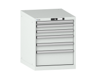 Armoire à tiroirs Lista 27 x 36E H 70 x L 56,4 x P 72,5 cm avec plusieurs tiroirs Key Lock