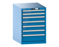 LISTA - Armoire à tiroirs (HxLxP) 80 x 56,4 x 72,5cm KEY Lock R5012