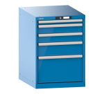 Armoire à tiroirs Lista 27 x 36E H 80 x L 56,4 x P 72,5 cm 5 tiroirs (1 x 5, 2 x 10, 1 x15 et 1 x 30cm) Key Lock