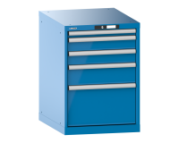 LISTA - Armoire à tiroirs (HxLxP) 80 x 56,4 x 72,5 cm KEY Lock R5012