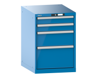 LISTA - Armoire à tiroirs (HxLxP) 80 x 56,4 x 72,5 cm KEY Lock R5012