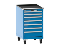 LISTA - Armoire tiroirs mobile 27x36E (HxLxP) 99 x 56,4 x 72,5 cm KEY Lock R5012