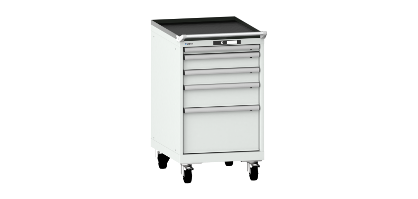 Armoire à tiroirs Lista 27 x 36E  H 99 x L 56,4  x P 72,5 cm 5 tiroirs Key Lock