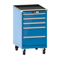 Armoire à tiroirs Lista 27 x 36E  H 99 x L 56,4  x P 72,5 cm 5 tiroirs Key Lock