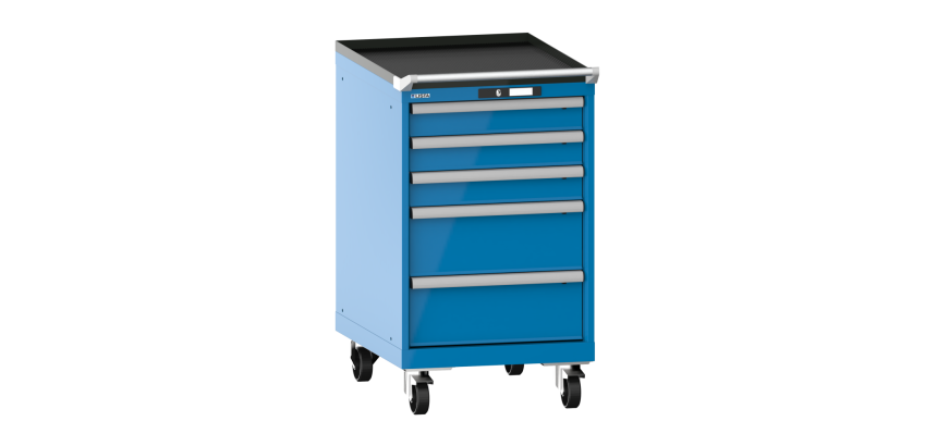 Armoire à tiroirs Lista 27 x 36E  H 99 x L 56,4  x P 72,5 cm 5 tiroirs Key Lock