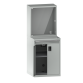 LISTA - Armoire informatique 36x36E (LxPxH) 717x725x1800mm F KEY Lock Gris clair RAL 7035