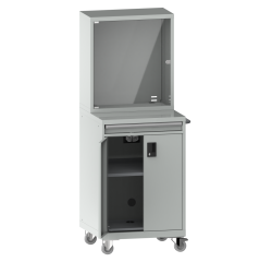 Armoire informatique mobile Lista porte battante 36x36E - H 193,7 x L 71,7 x P 72,5 cm
