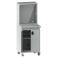 LISTA - Armoire informatique mobile 36x36E (LxPxH) 717x725x1937mm F KEY Lock Gris clair RAL 7035