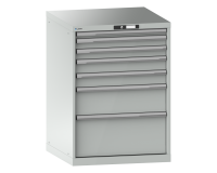 LISTA - Armoire à tiroirs (HxLxP) 100x71,7x72,5cm KEY Lock R7035