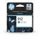 HP 912 Cartouche d'encre cyan authentique