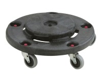 Rubbermaid socle sur roulette Brute, noir