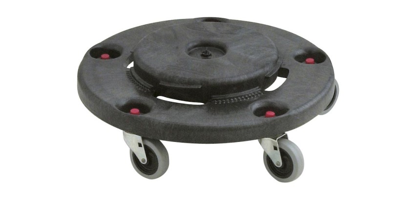 Rubbermaid socle sur roulette Brute, noir