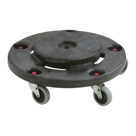 Rubbermaid socle sur roulette Brute, noir