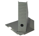 Magazine rack set of 3 boxes wrapped in shrink film