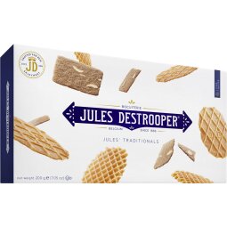 Jules Destrooper biscuits, Jules' Traditionals, boîte de 200 g