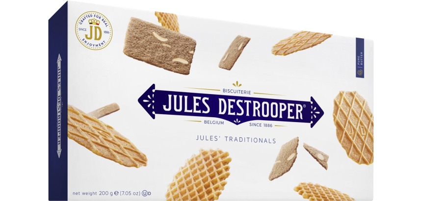 Jules Destrooper biscuits, Jules' Traditionals, 200 g box